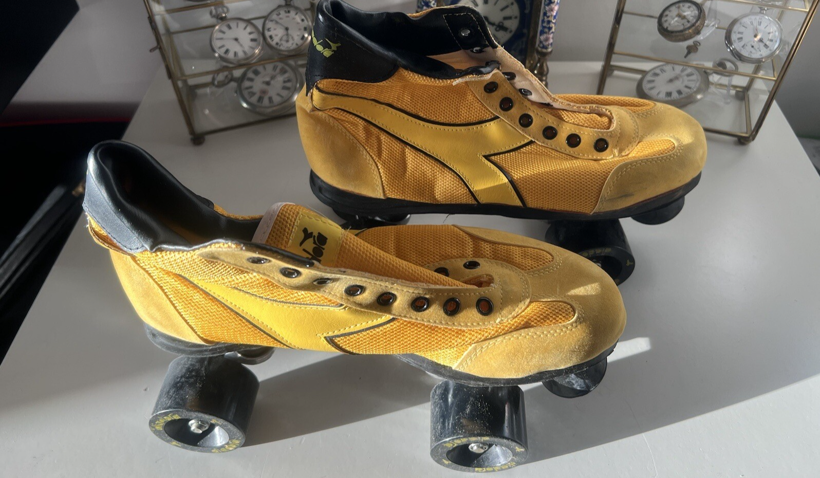 🔴 DIADORA pattini rotelle Champion professionali con freno misura 43 con box