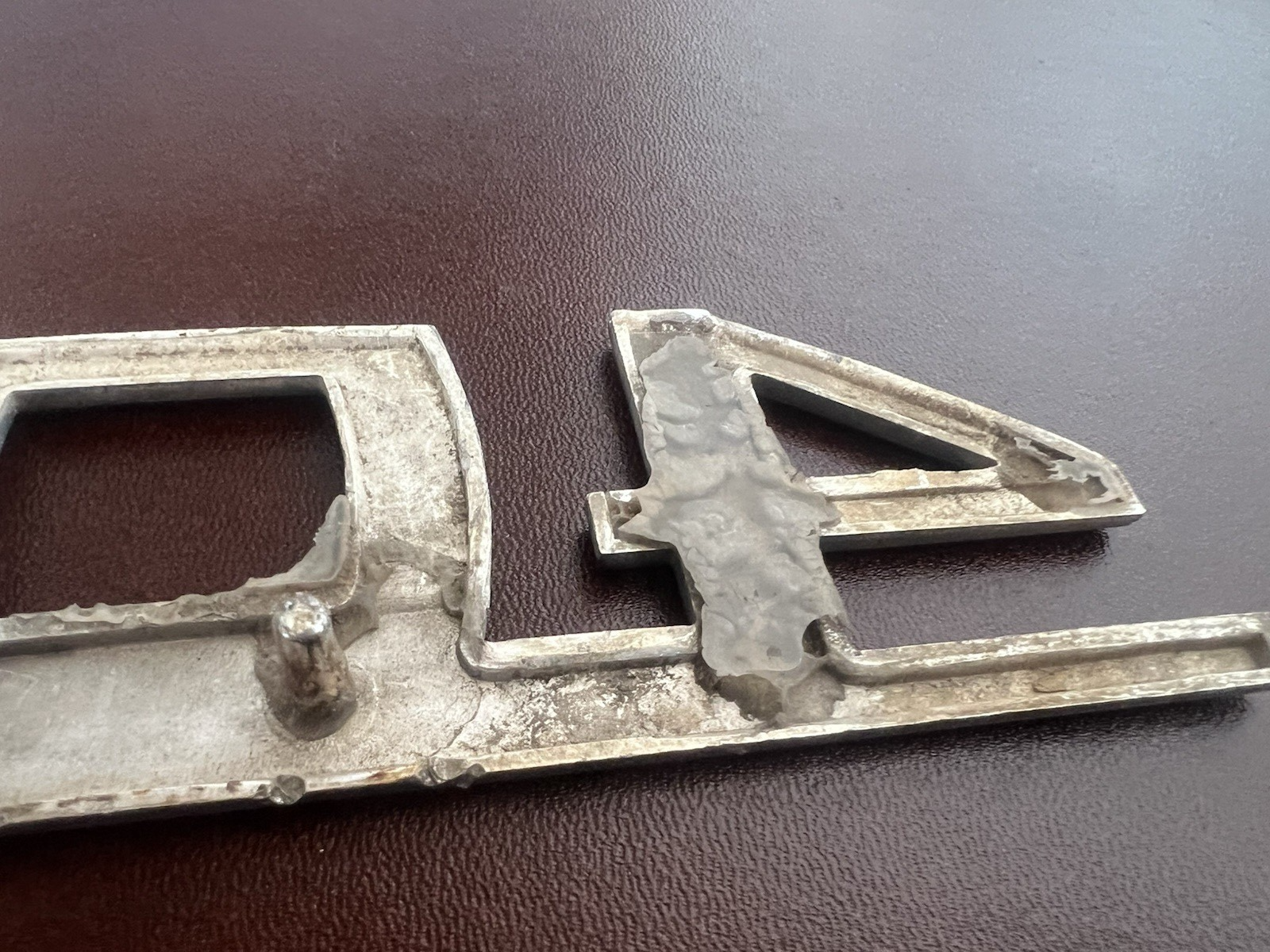 🔴 Stemma MERCEDES 407D furgone emblema scritta logo metallo originale