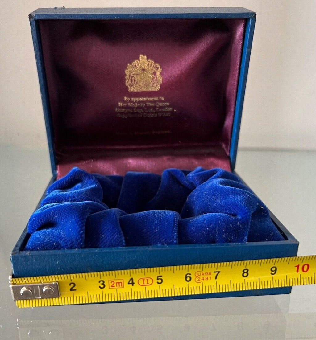 🔴 Scatola box orologio tasca inglese custodia HALCYON DAYS ENAMELS