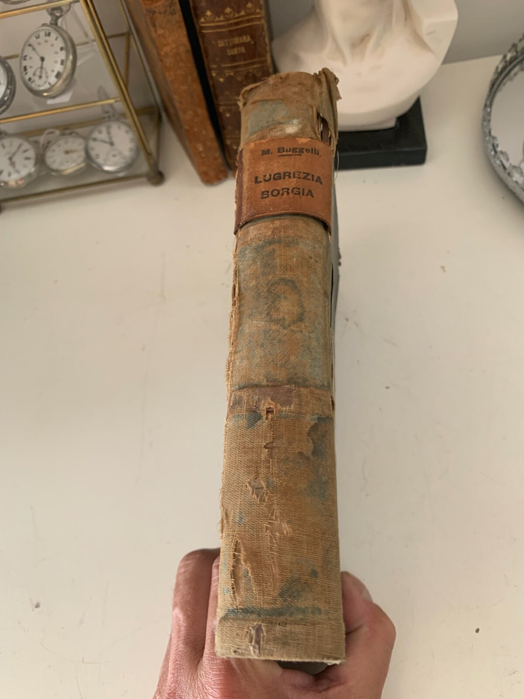 🔴 Hardback book LUCREZIA BORGIA by Mario Buggelli from 1900 