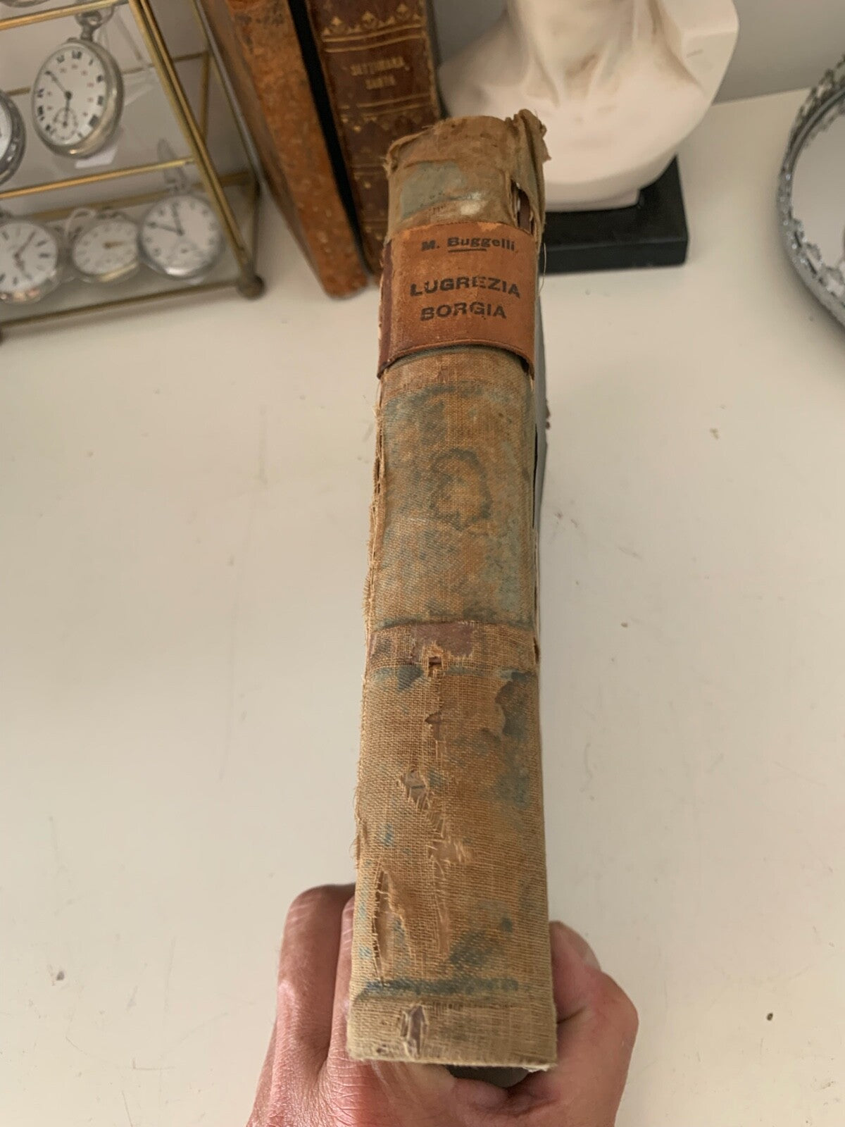 🔴 Hardback book LUCREZIA BORGIA by Mario Buggelli from 1900 