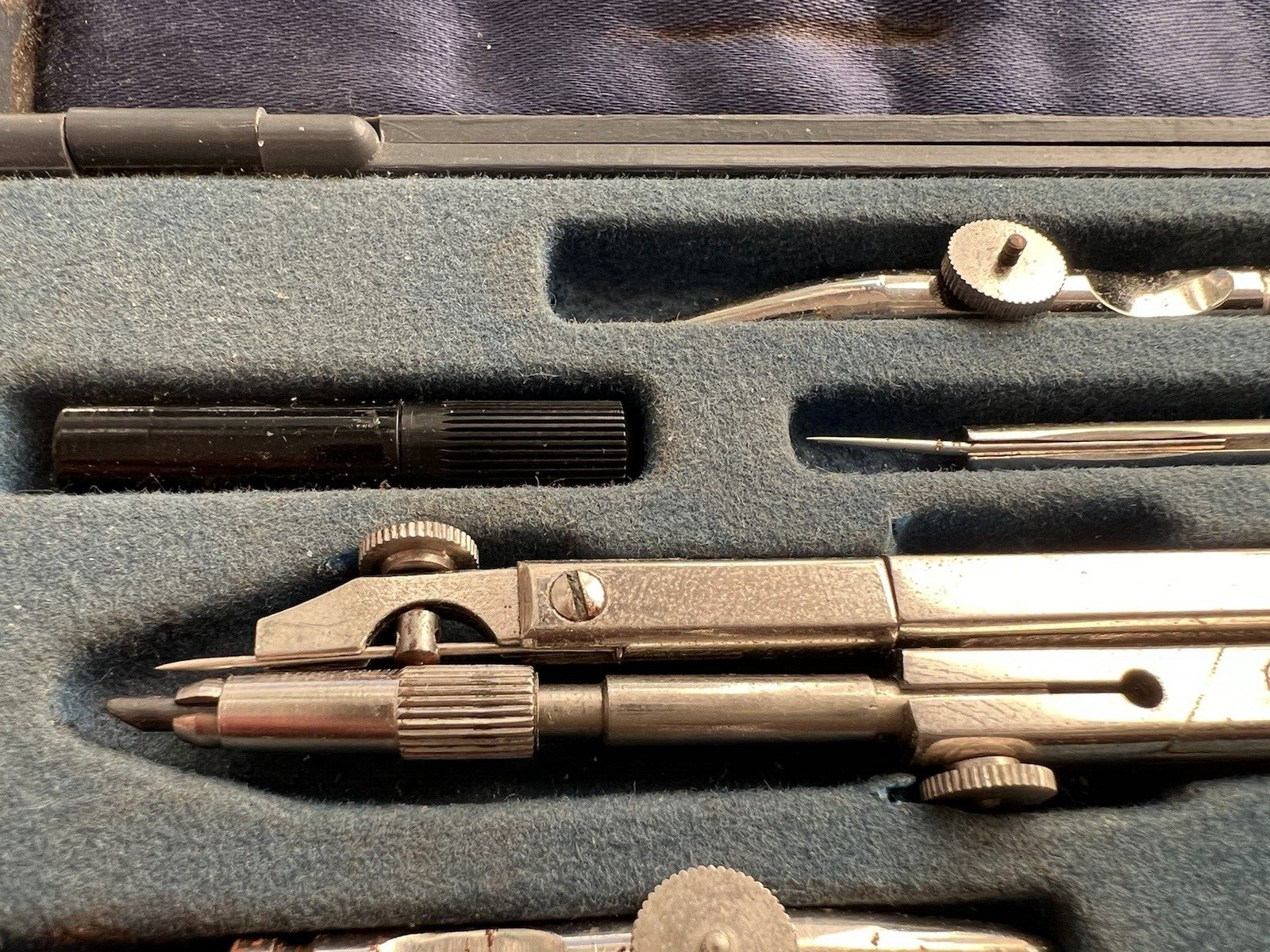 Evr Compas Extra 2per Dessin Technique mit la Boîte Ensemble Vintage 