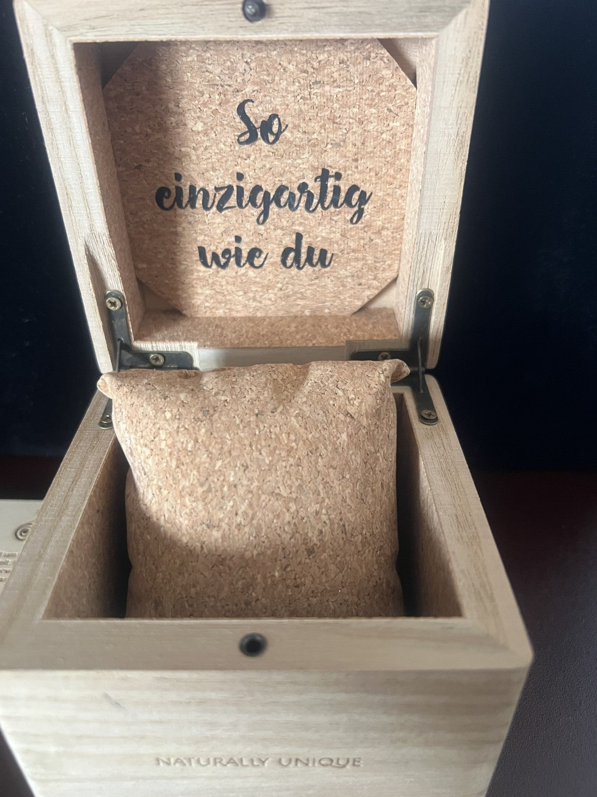 HOLZKERN Boîte Montre En Vrai Bois Avec Coussin Et Garantie