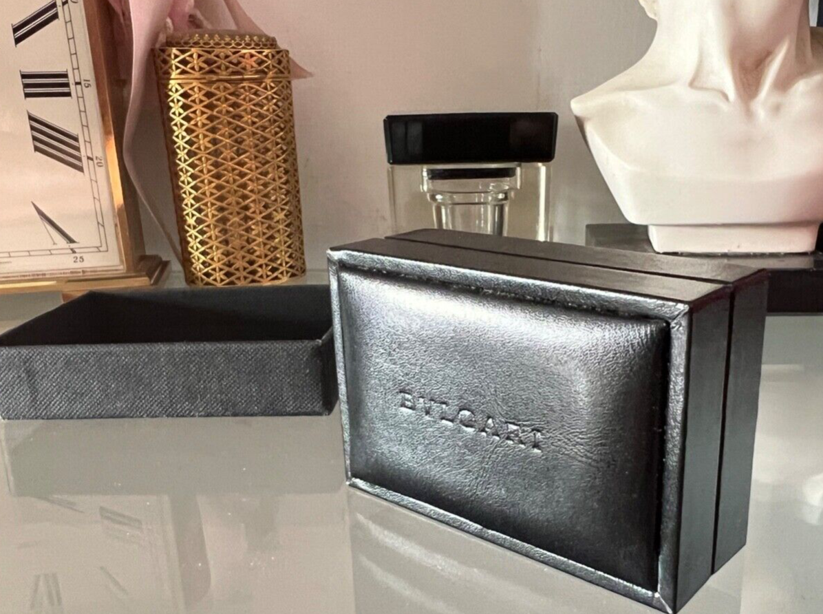 🔴 BULGARI scatola anello pendente astuccio custodia gioiello e contro scatola