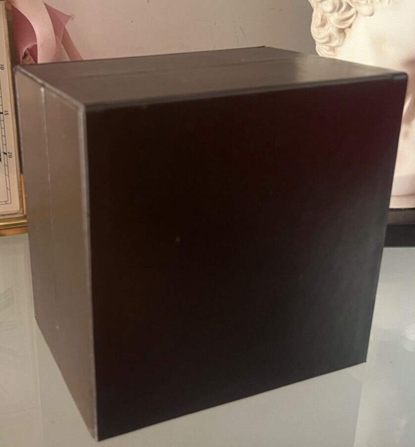 Burberry Boîtier Boîte Montre Coffret Housse Garantie Cuir Artificiel Marron 