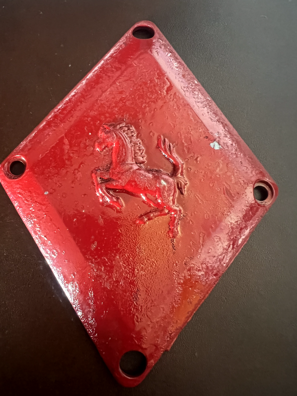 🔴 FERRARI 360 Aspirazione Superiore Copertura Tubo Plenum 176106 rosso 2