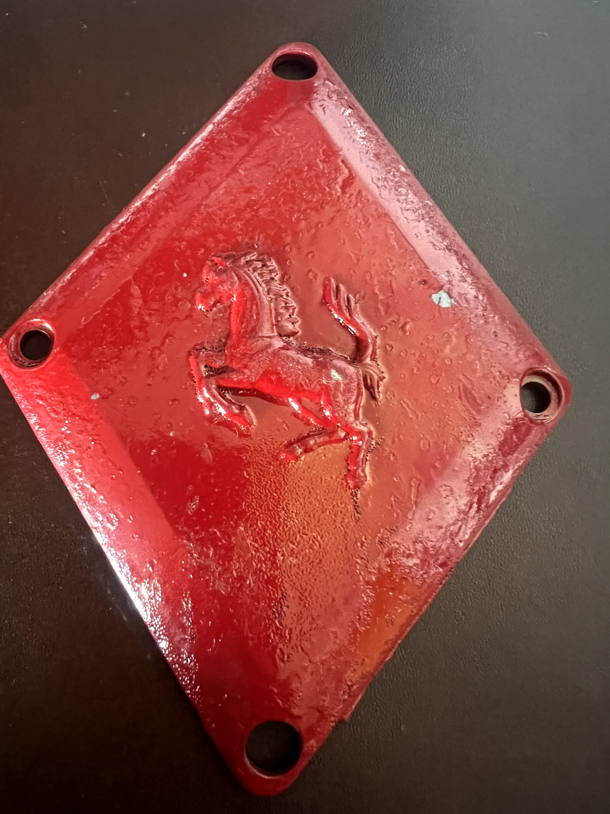 🔴 FERRARI 360 Aspirazione Superiore Copertura Tubo Plenum 176106 rosso 2