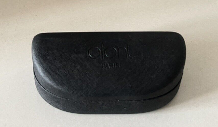 🔴 LAFONT custodia occhiali da sole rigido Paris fodero nero interno viola