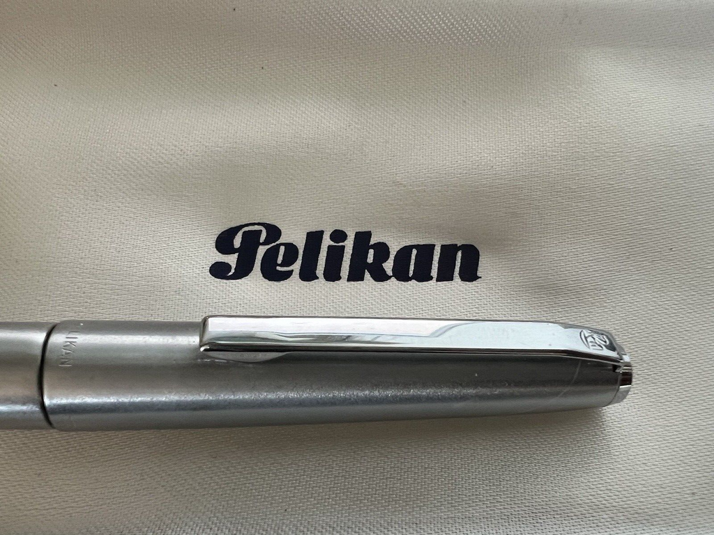 🔴 PELIKAN P478 penna stilografica Silverstar cromata a cartuccia vintage 1970