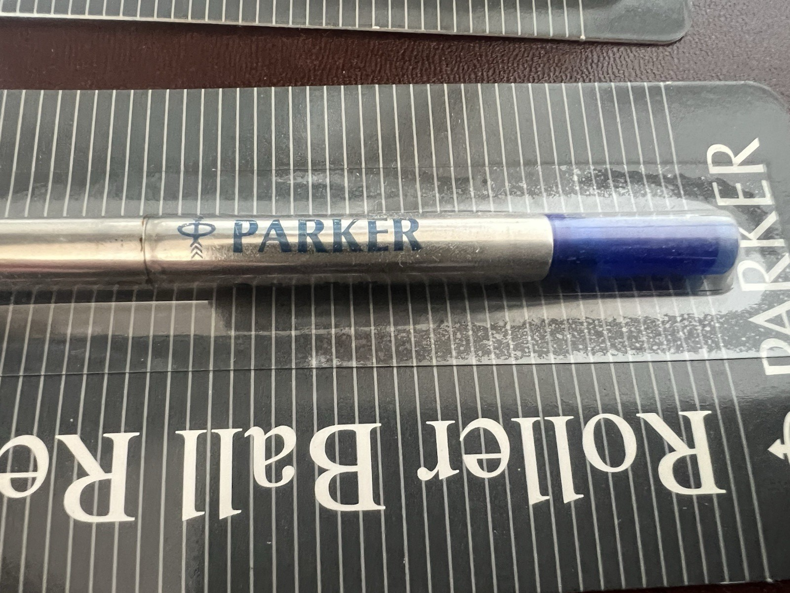 Parker Recharge Stylo-Plume Rollerball Blau M 4DC, 3er-Pack, wiederaufladbar 