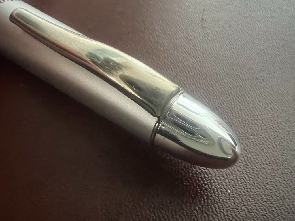 🔴 PELIKAN penna stilografica satinata profili cromati metallo lucidi M vintage