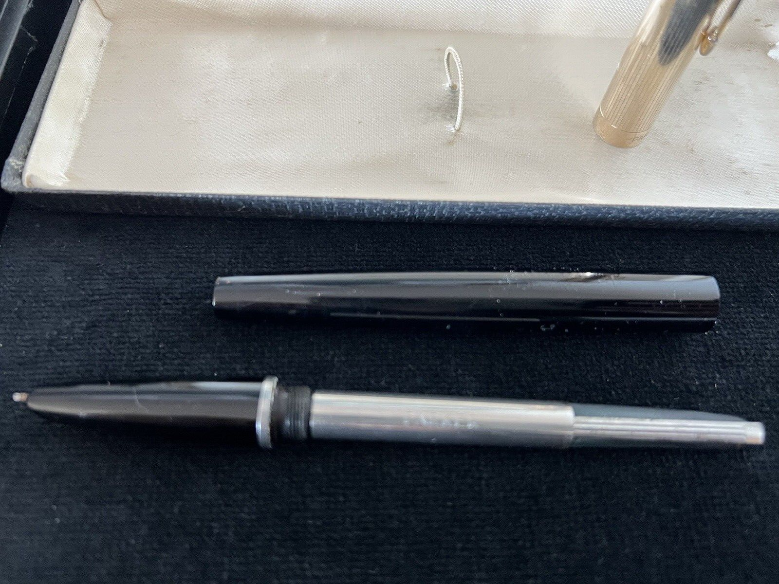 🔴 PARKER penna stilografica 17 cappuccio placcato oro scrive vintage 1962