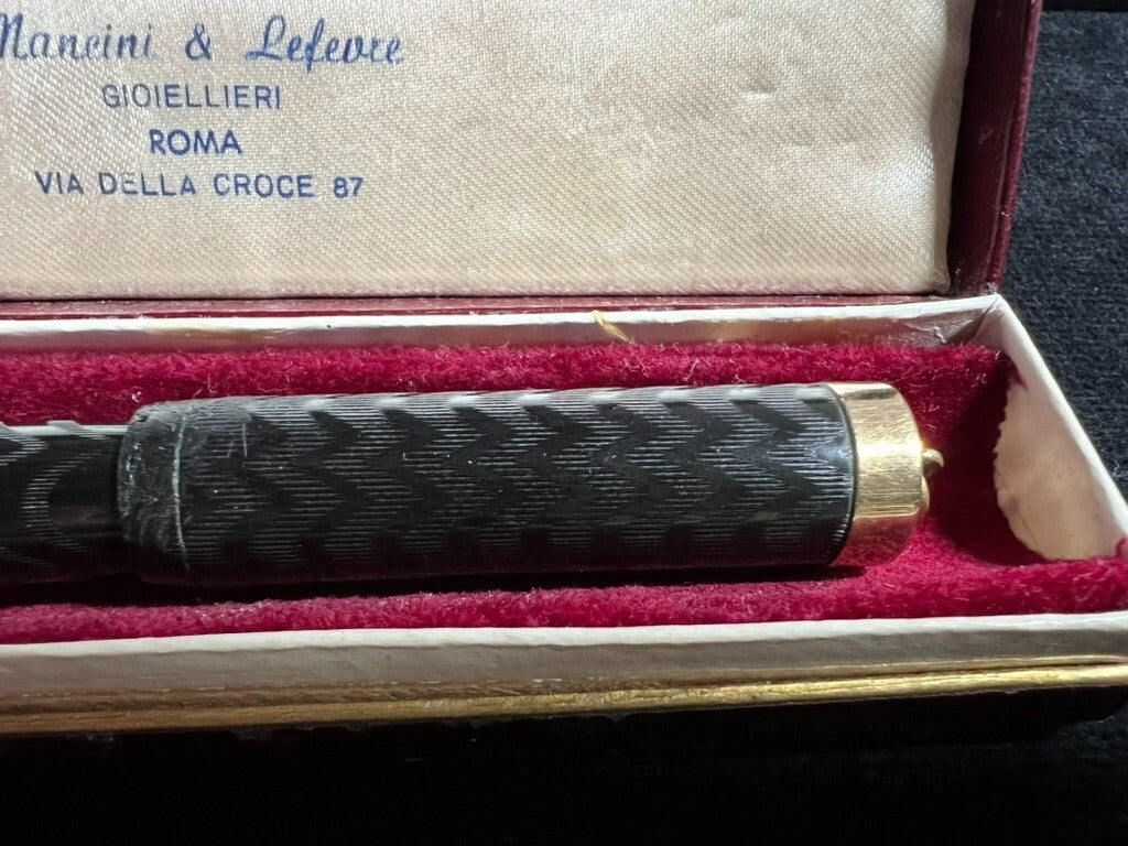 J Harris & Co Pen Fountain Pen Lever Pen Gold 14 K Vintage 1940