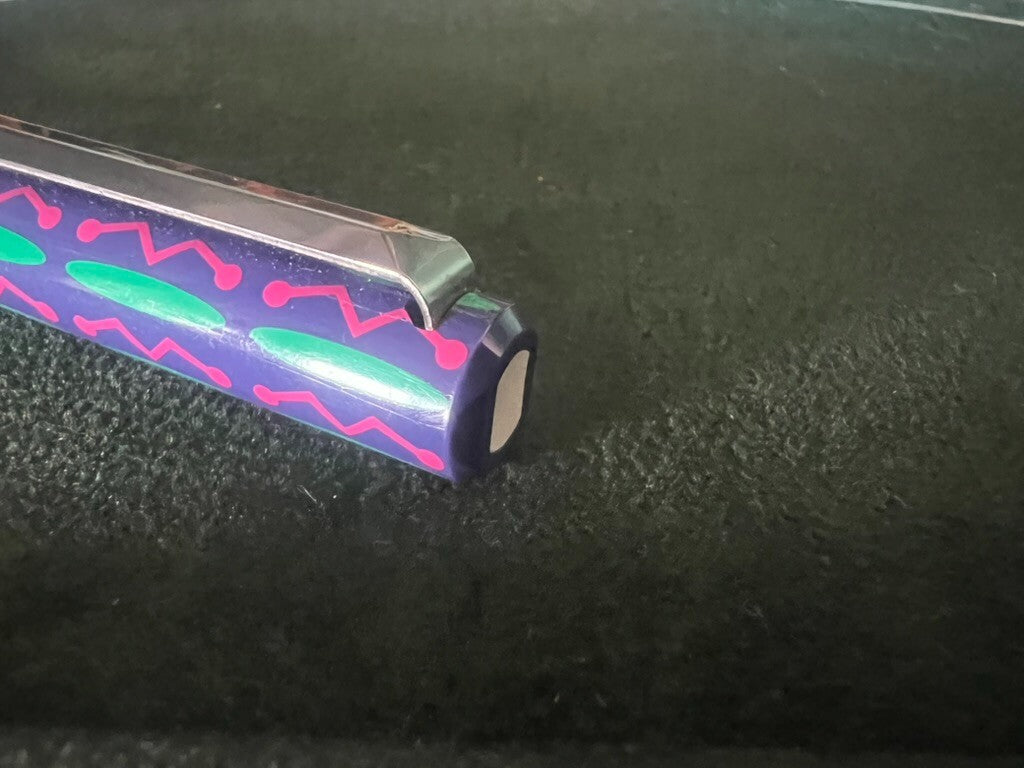 🔴 PARKER penna stilografica VECTOR multi colore pennino F scrive vintage 1990