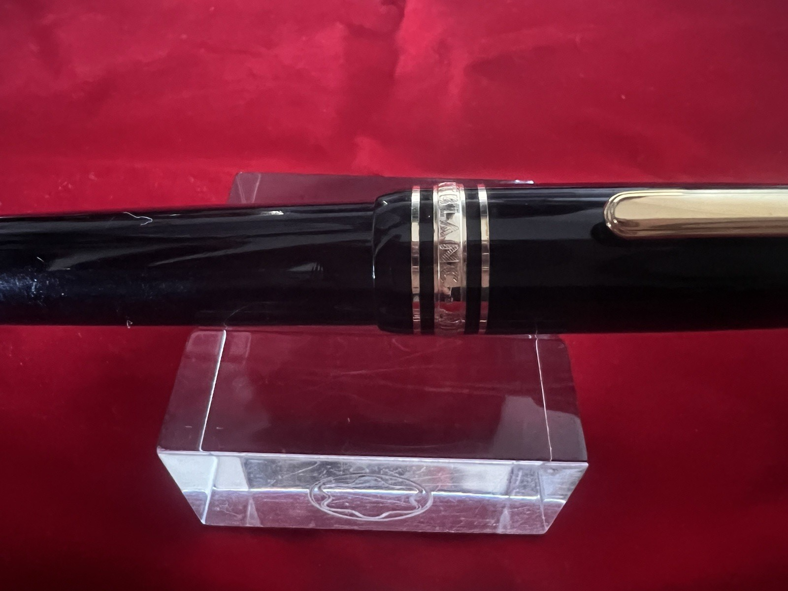 🔴 MONTBLANC penna sfera Pix Large Barrel oversize diametro Ø 6,3 con astuccio