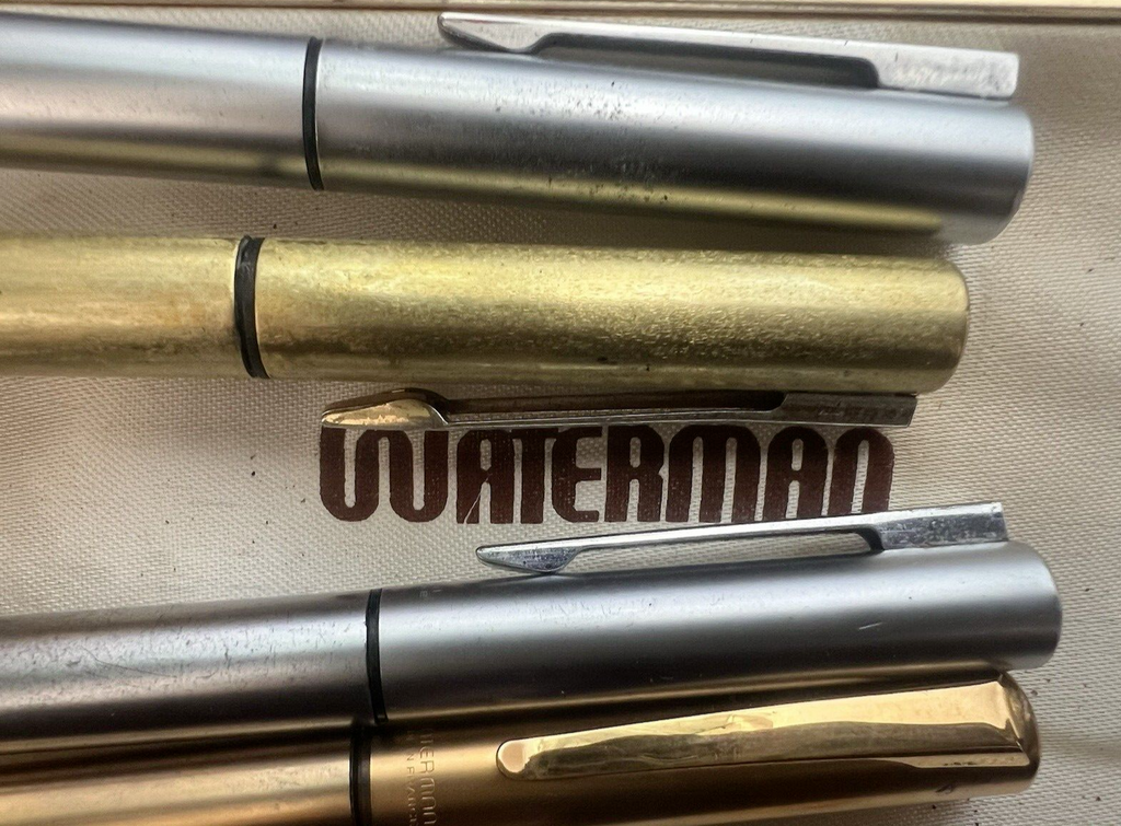 🔴 WATERMAN fountain pen spare parts body caps LOT 4 PCS 
