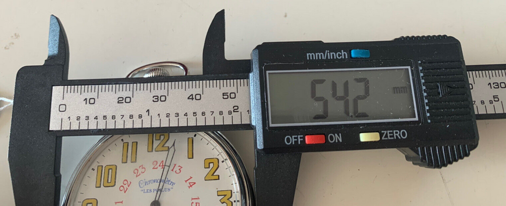 🔴 Orologio tasca CHRONOMETRE LES POILUS uomo quarzo parti ricambio