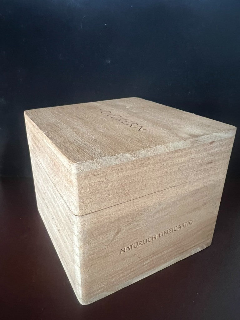 HOLZKERN Boîte Montre En Vrai Bois Avec Coussin Et Garantie