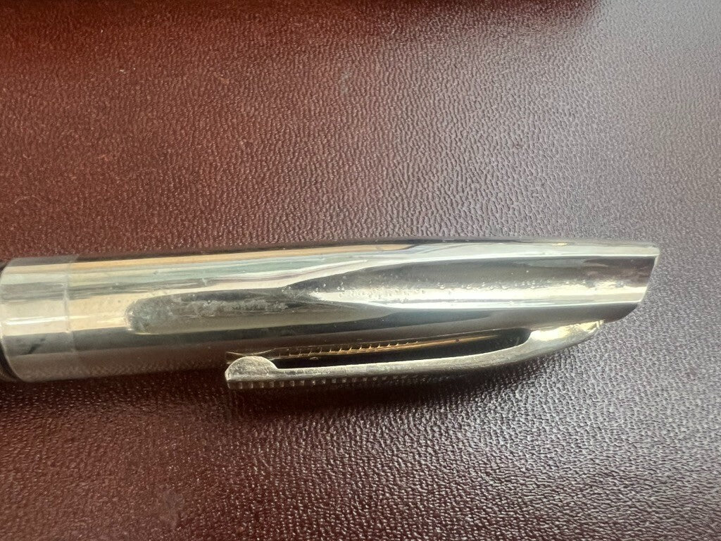 Stylo-Plume Stylo à Plume Noire À Piston Aerodinamico Or Écrit Vintage Et 