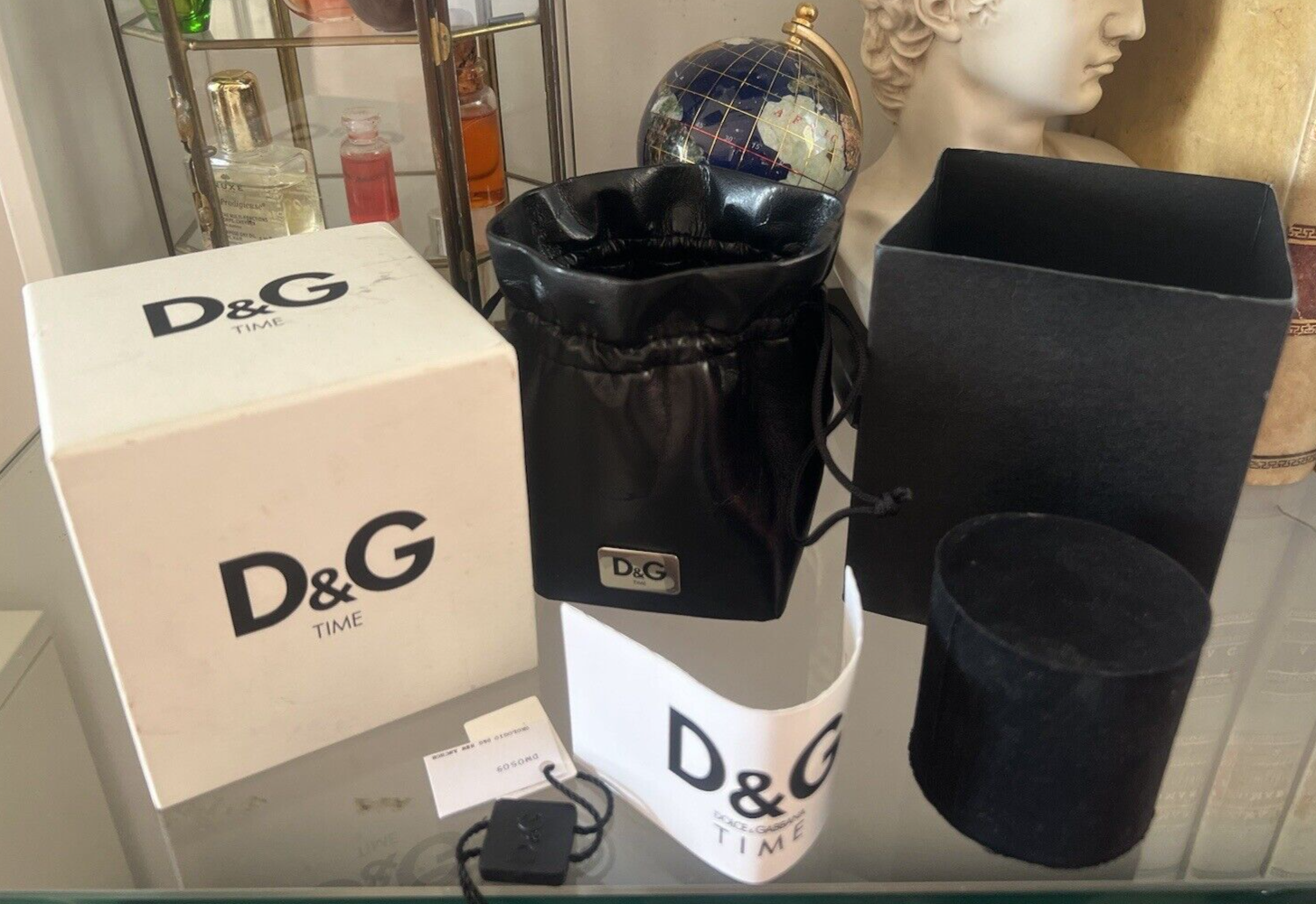 🔴 DOLCE & GABBANA box scatola orologio cofanetto custodia sacchetto maglie