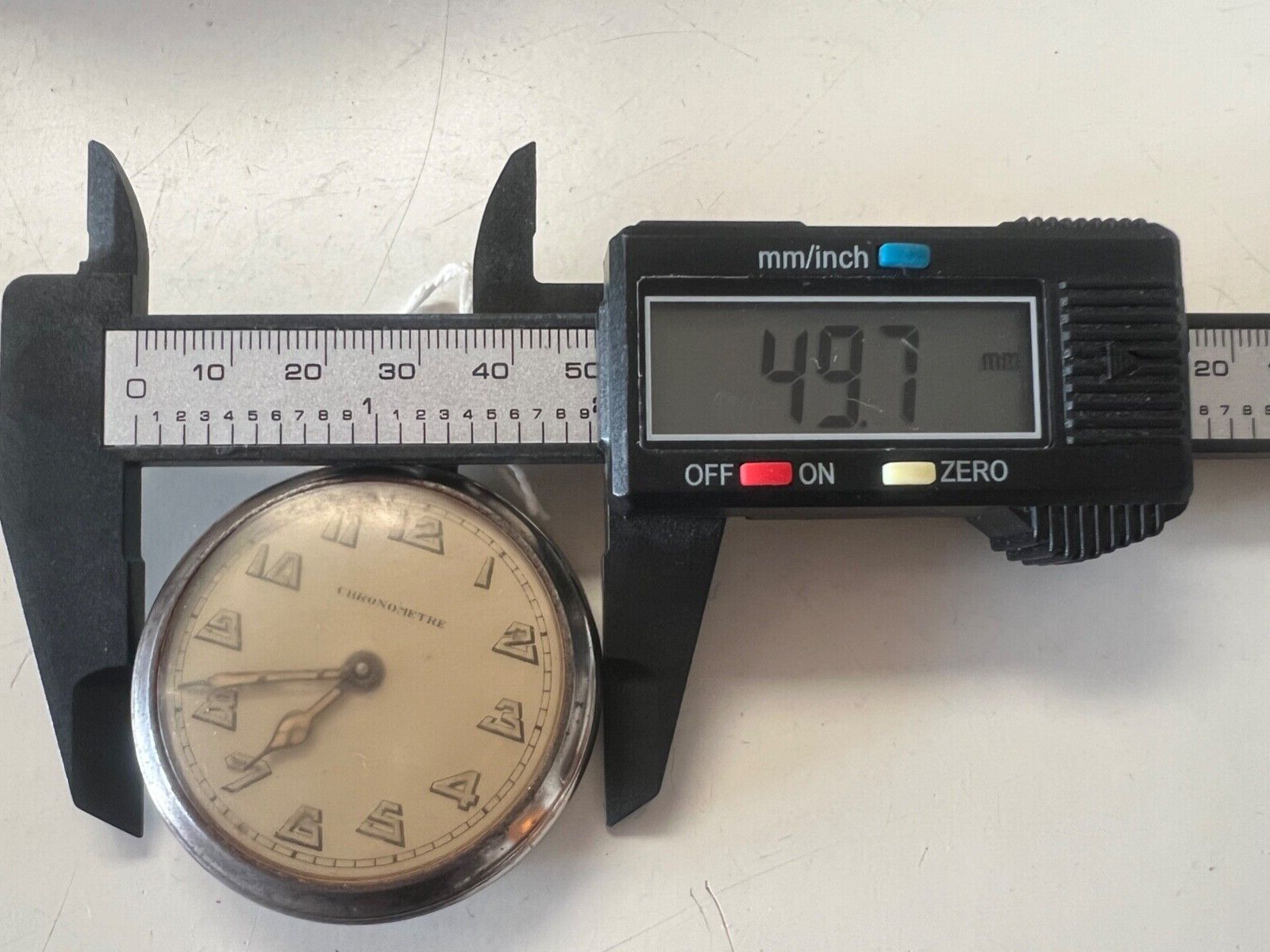 CHRONOMETRE Montre Poche Homme Remontage Manuel De Examen Pièces