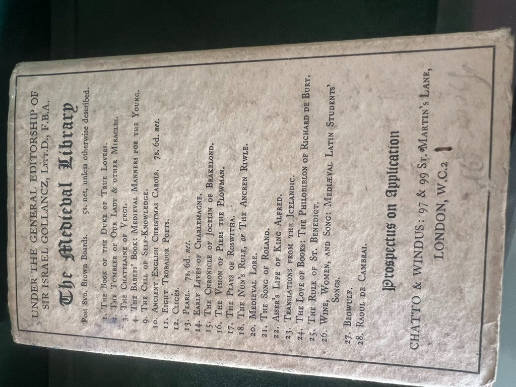 🔴 Buch DAS SCHLOSS VON OTRANTO von Caroline Spurgeton in englischer Sprache aus dem Jahr 1929 