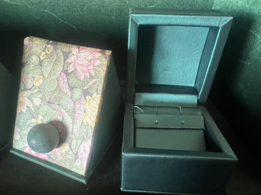 🔴 Scatole anelli orecchini astucci custodie gioielli lotto n. 24