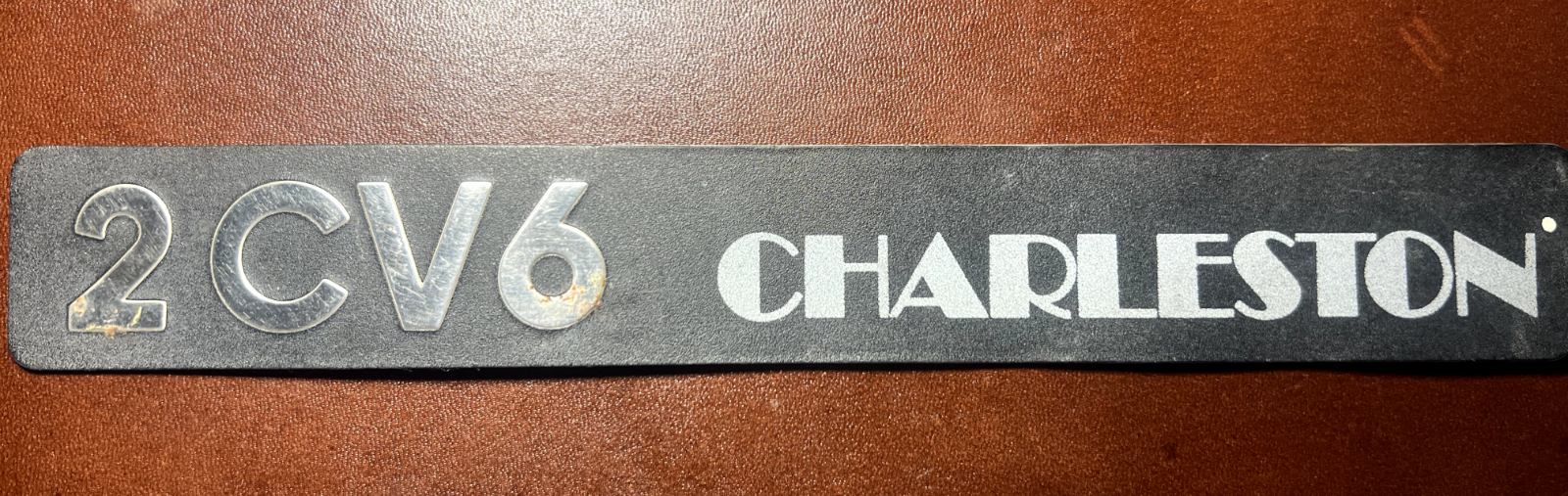 🔴 CITROEN stemma auto Charleston 2CV6 scritta emblema logo originale ferro