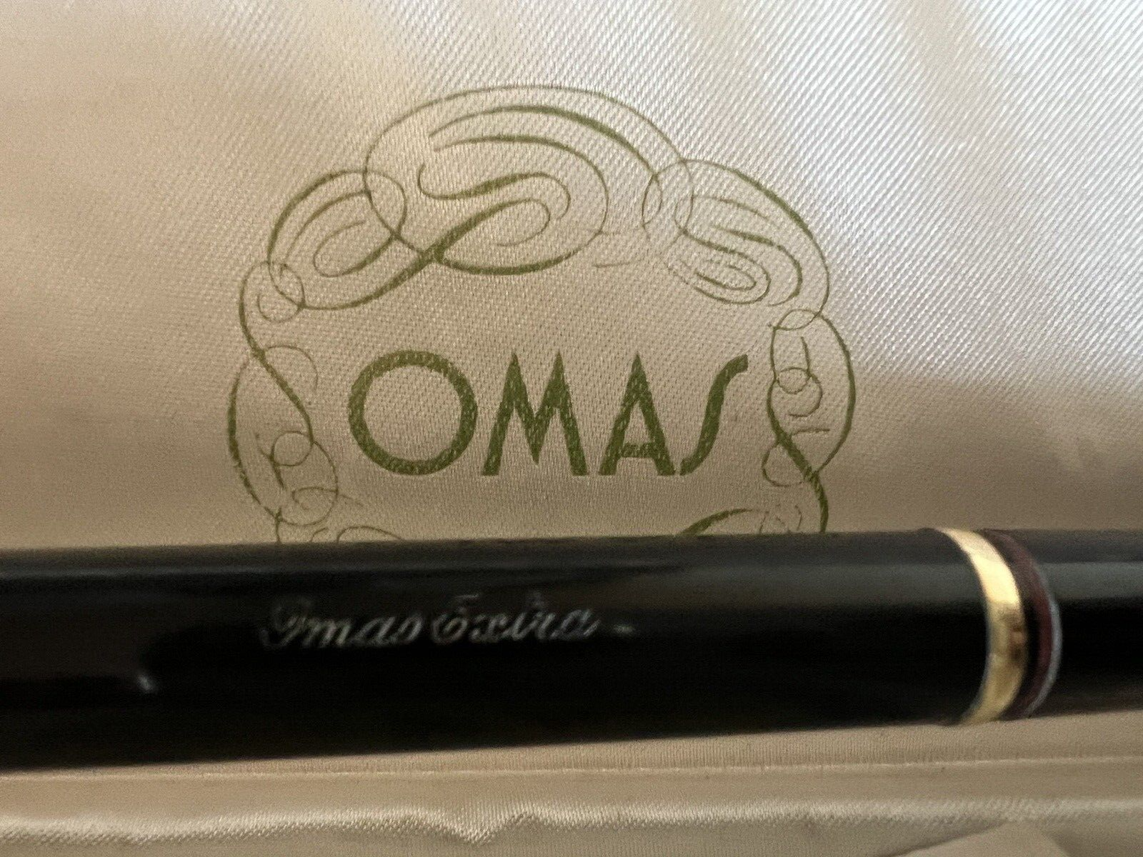 🔴 OMAS EXTRA Kugelschreiber-Schreibtischstift mit Unterstützung für Vintage-Schreibtechnik 
