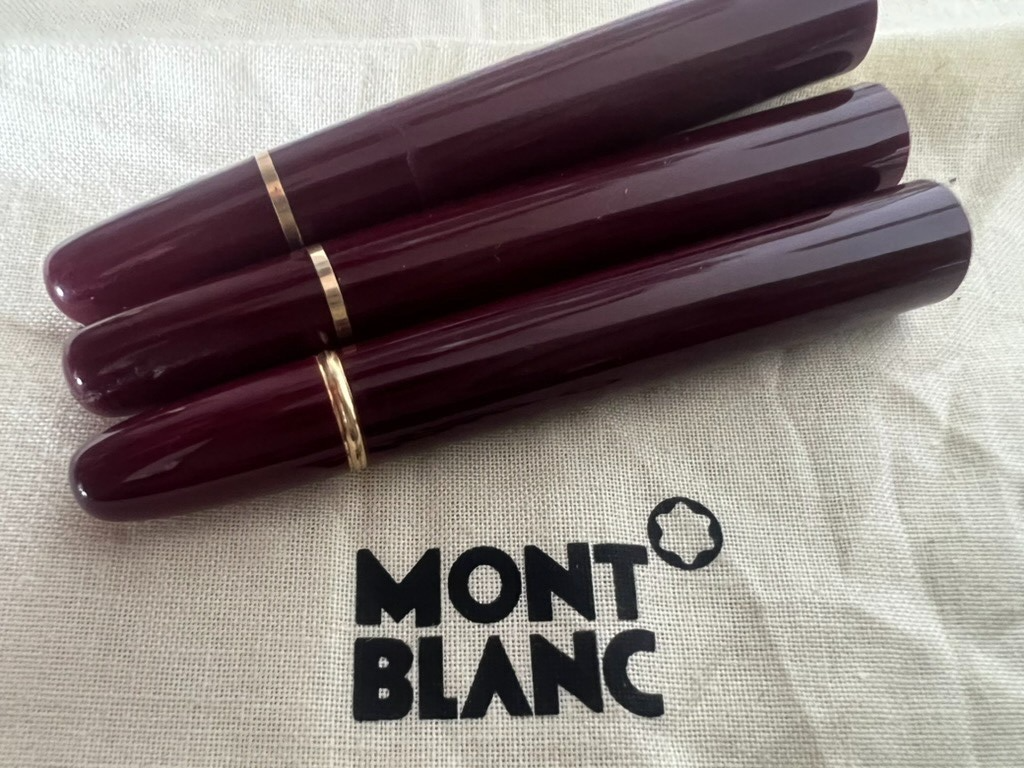 Stylo À Plume MONTBLANC Meisterstück Bordeaux Pièces De Rechange Corps