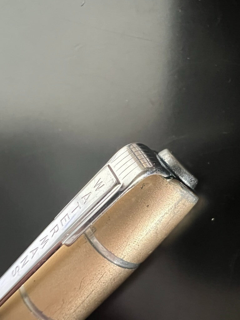 DE WATERMAN Stylo-Plume Stylo à Plume à Levier Or Du 1950 Vintage Écrit