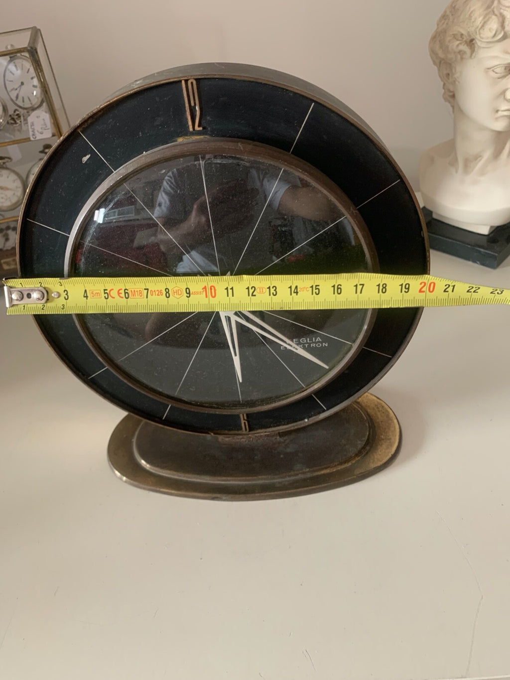 🔴 VEGLIA ELEKTRON orologio appoggio tavolo da revisionare parti vintage