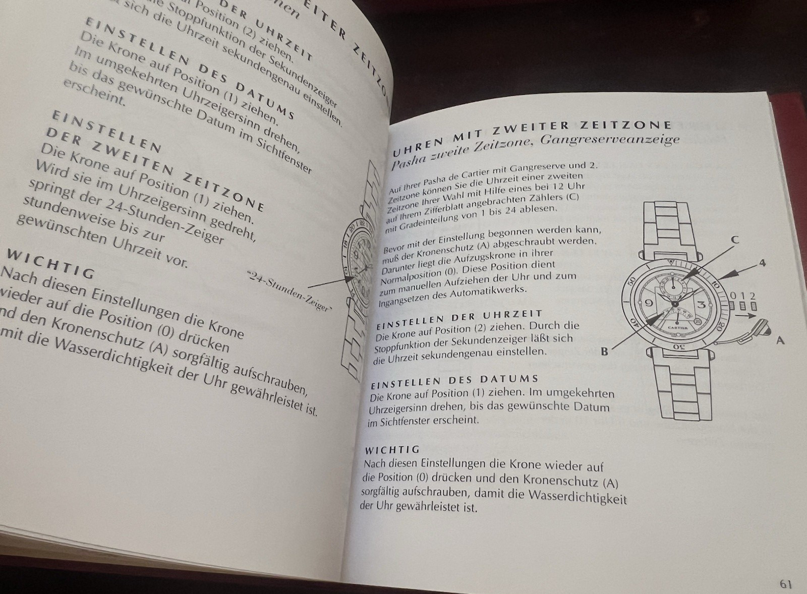 🔴 CARTIER box scatola orologio Pasha CO 1018 istruzioni COMPLETA E ORIGINALE