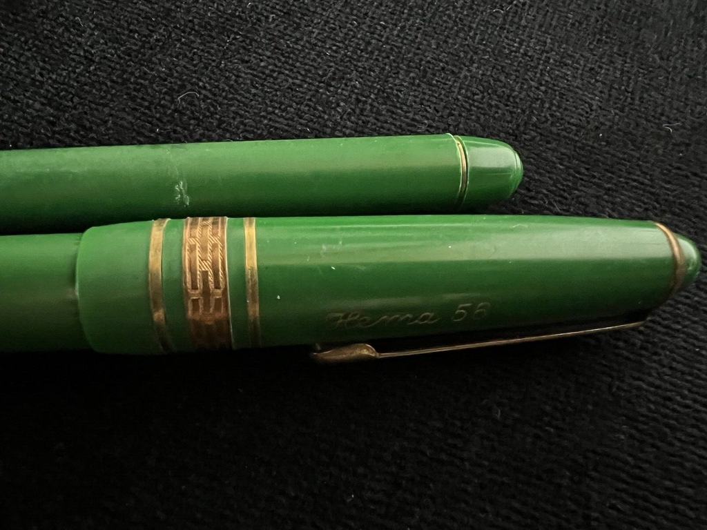 🔴 HERMA 56 Penna stilografica e matita meccanica garanzia vintage 50