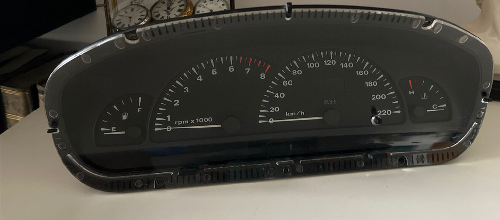 Fiat Bravo Marea Compteur Kilométrique 46524369 Utilisé Original Vintage