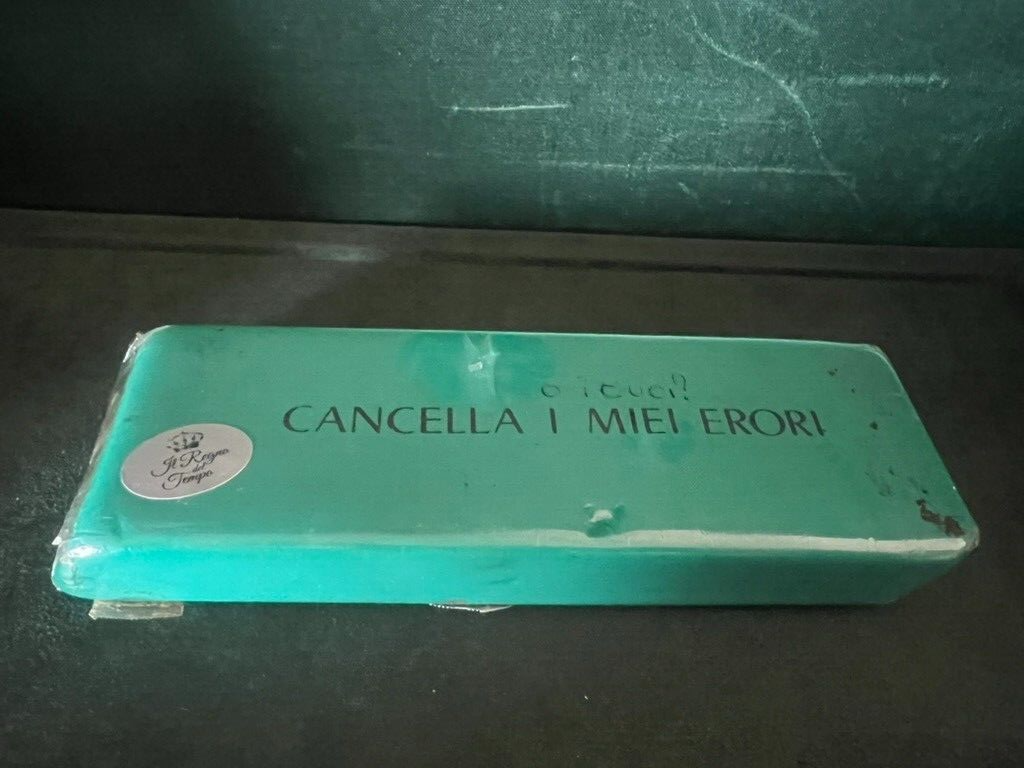 🔴 Gomma cancellare gigante CANCELLA I MIEI ERRORI larghezza 16 centimetri
