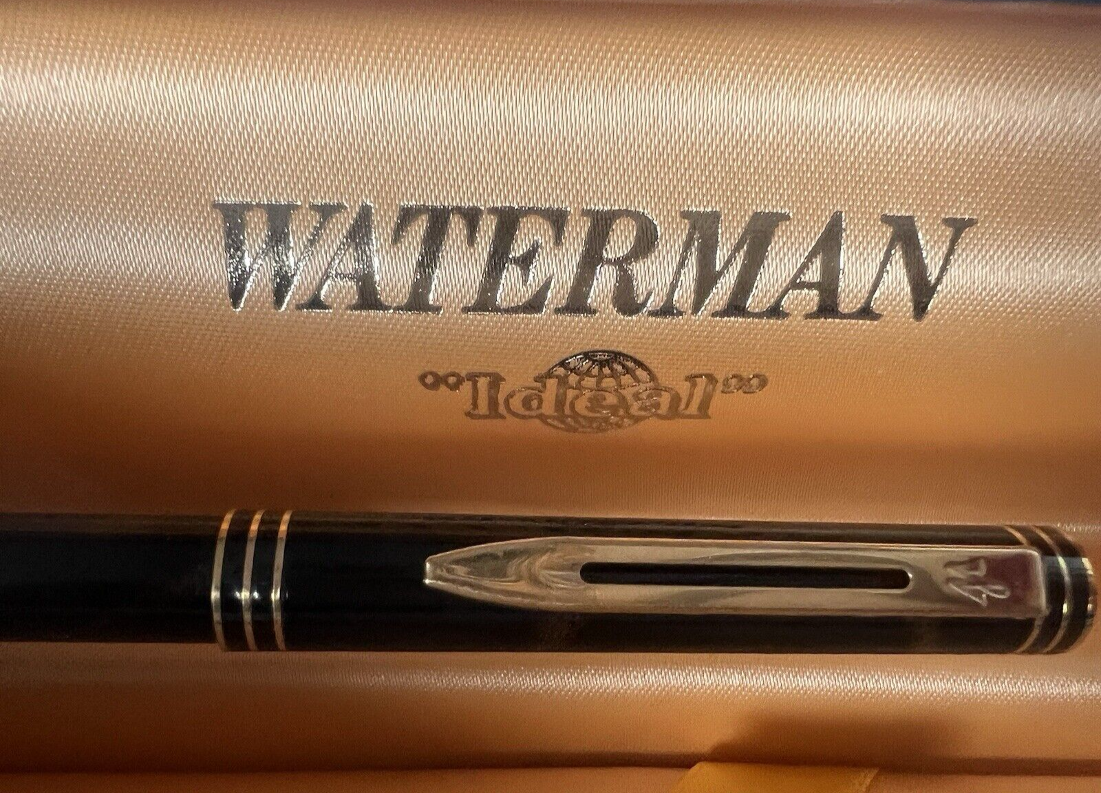 🔴 WATERMAN Ideal Kugelschreibermine mit marmoriertem Lack, Vintage 80 