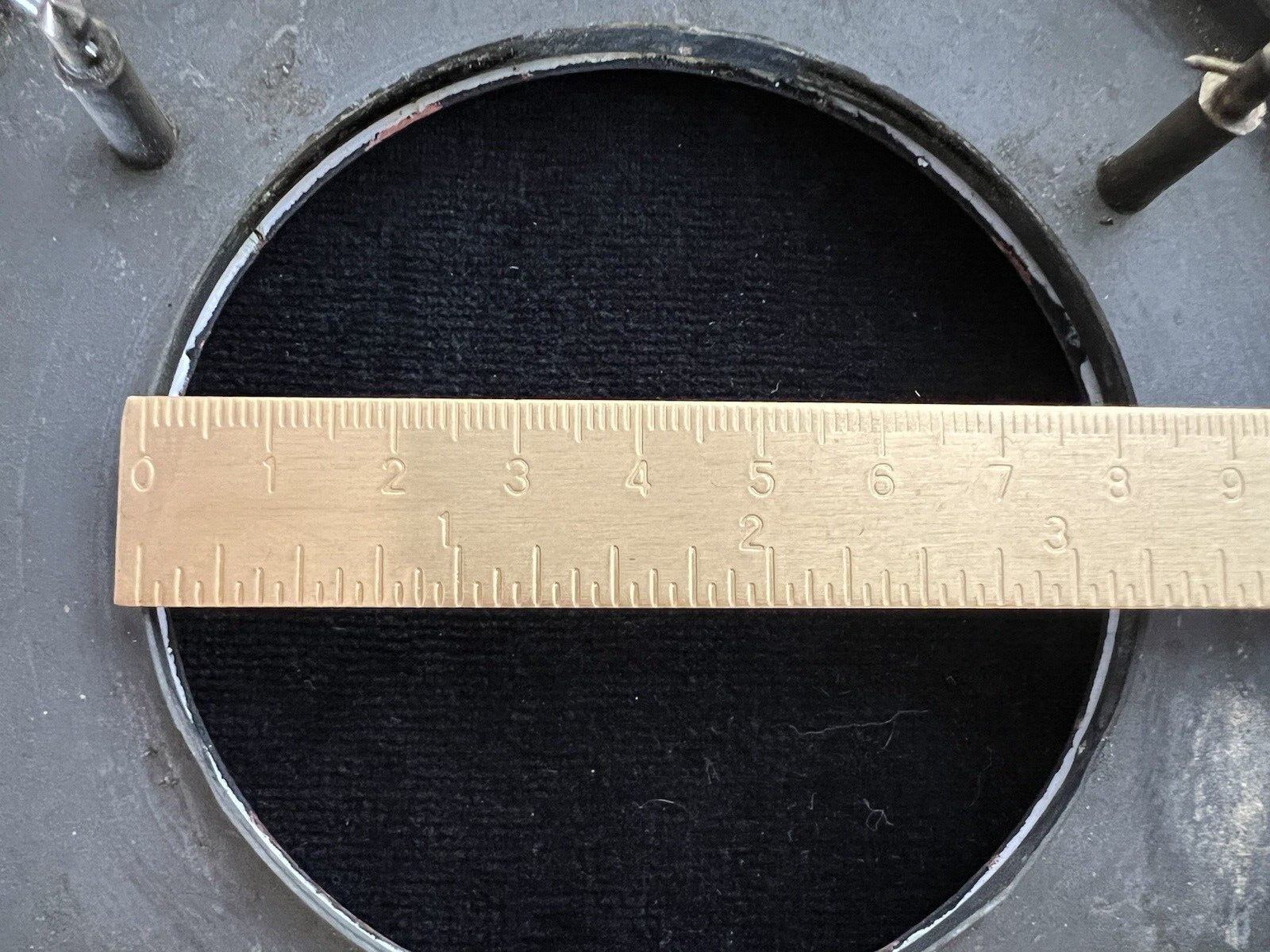 🔴 QUADRANTE orologio pendolo muro parete smalto numeri romani ottone perni