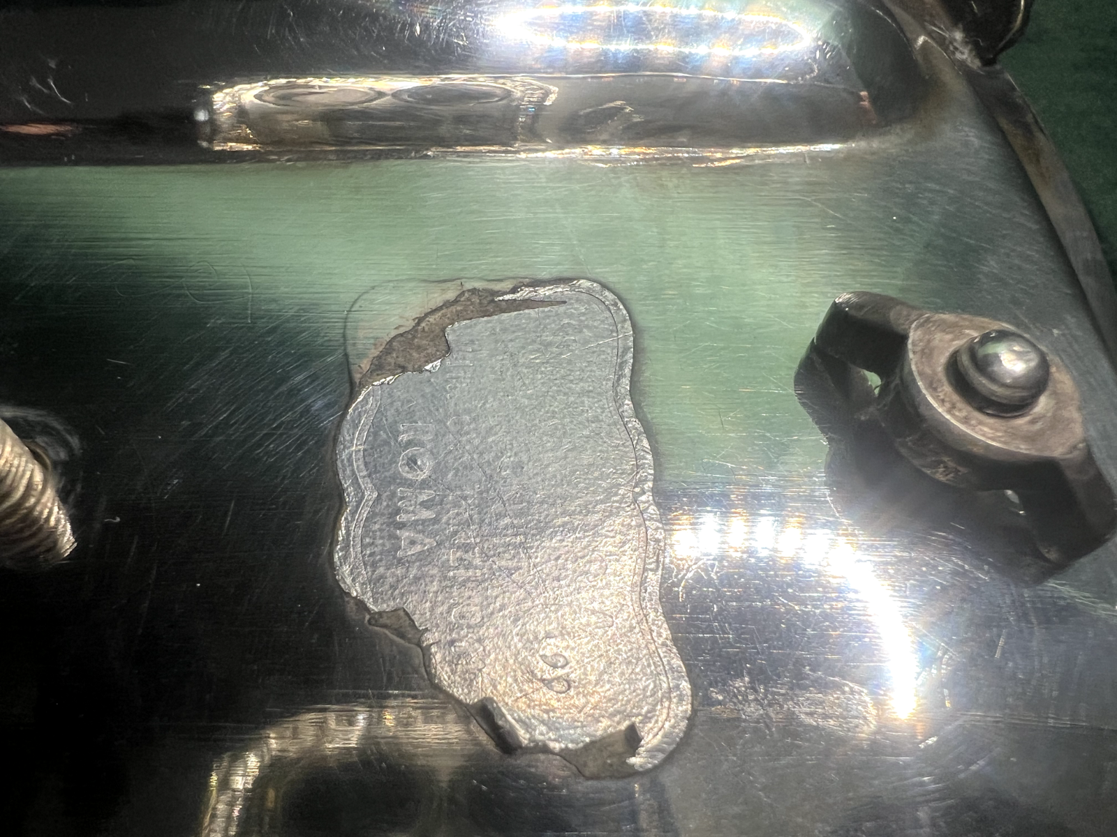 🔴 WALKER & HALL calamaio Sheffield conchiglie esemplare numerato vintage