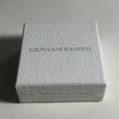🔴 RASPINI Schmuckkästchen, Etui, Aufbewahrungsbeutel und Garantie 