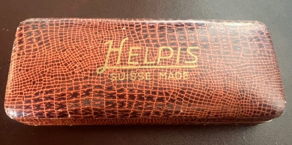 HELPIS Box Armbanduhrengehäuse Box-Effekt Haut Vintage 
