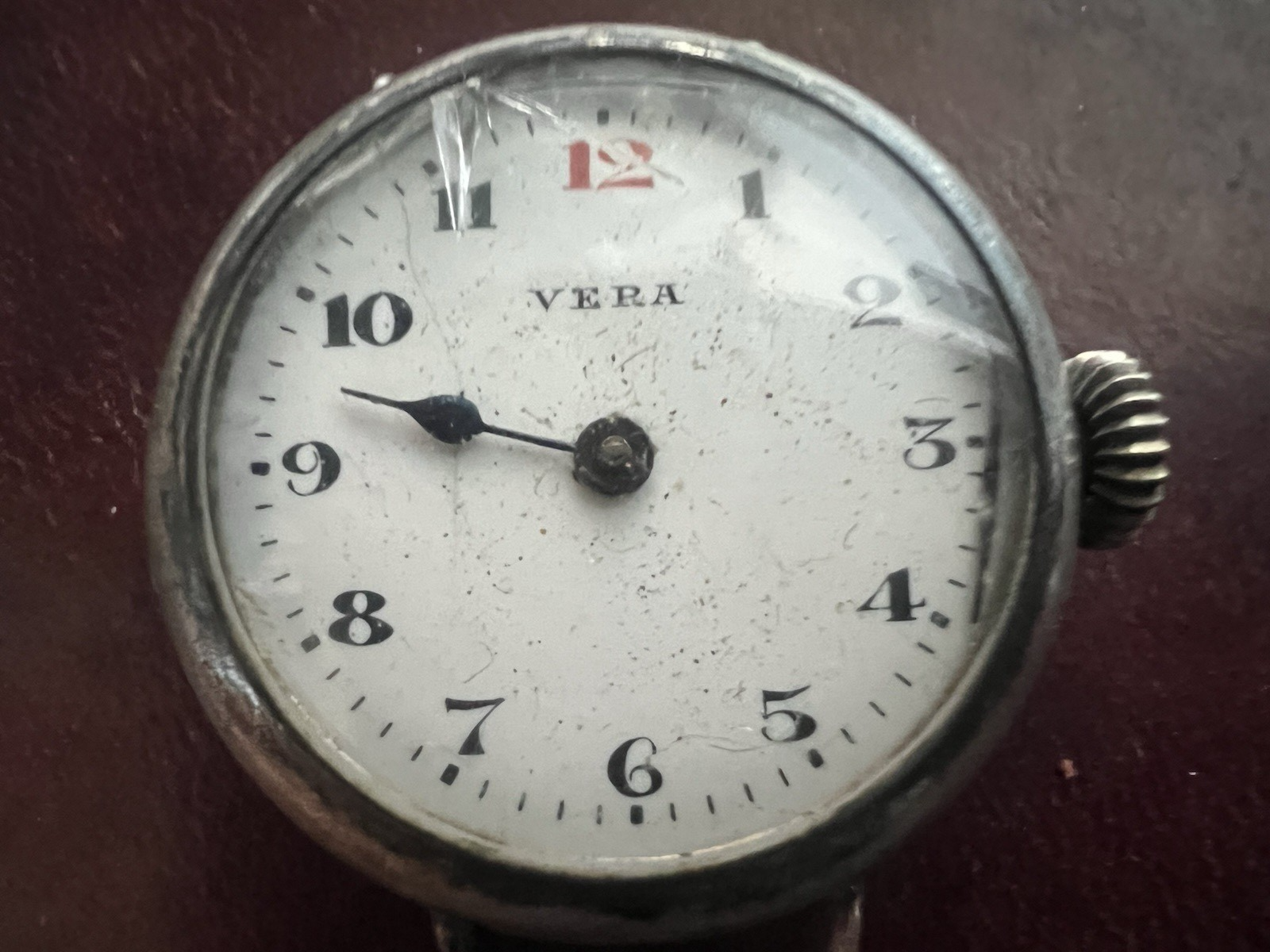 🔴 Orologio ARGENTO 800 donna polso VERA n.28 da revisionare parti vintage