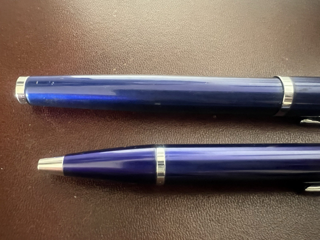 Parker Stylo-Plume Stylo à Plume Im Et Sphère Bleu Cobalt Scrivono Avec Etui
