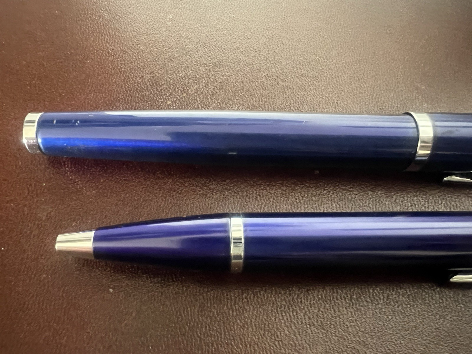 Parker Stylo-Plume Stylo à Plume Im Et Sphère Bleu Cobalt Scrivono Avec Etui
