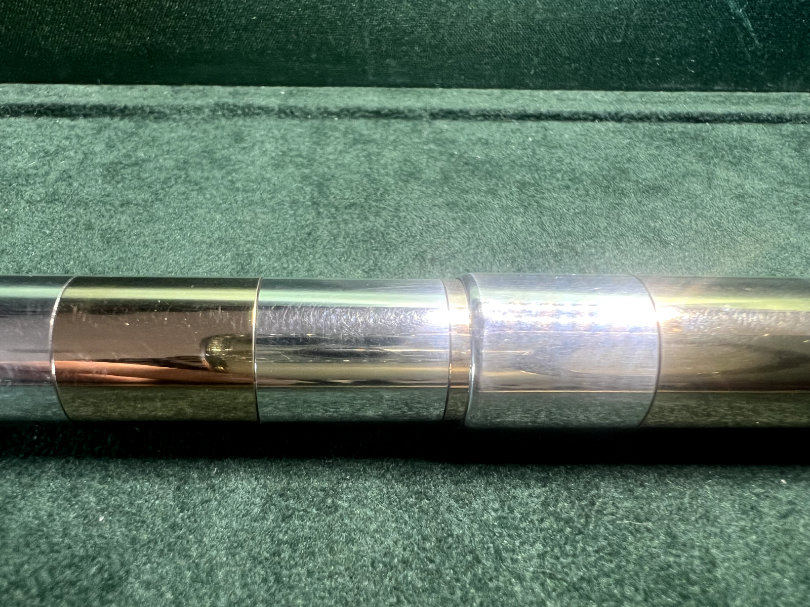 🔴 Penna sfera ARGENTO 925 MASSICCIO due toni FORTE PESO rara