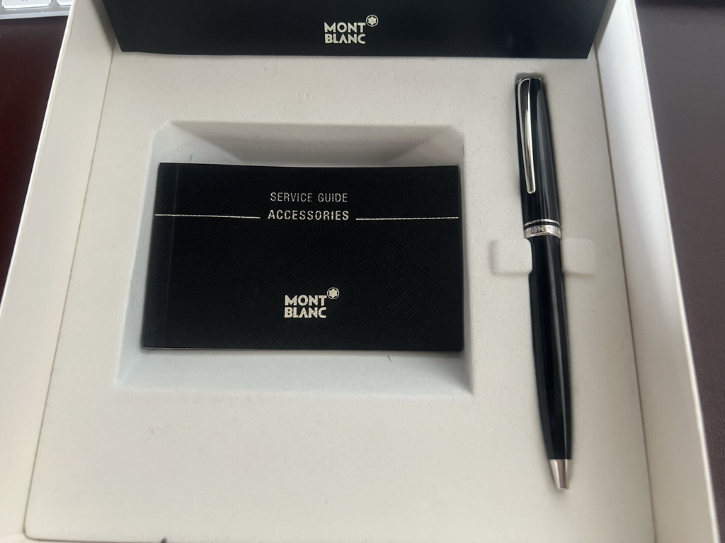 🔴 MONTBLANC penna sfera Generation Platinum finiture platinate garanzia e box
