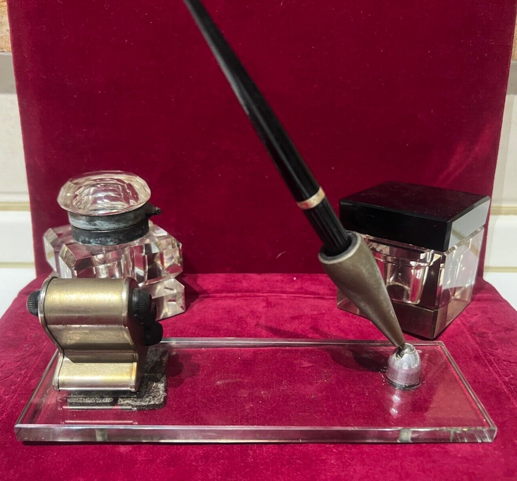 Reform Base Pen Sphere Siloforo Calendar Perpetual Desk Glass Vintage