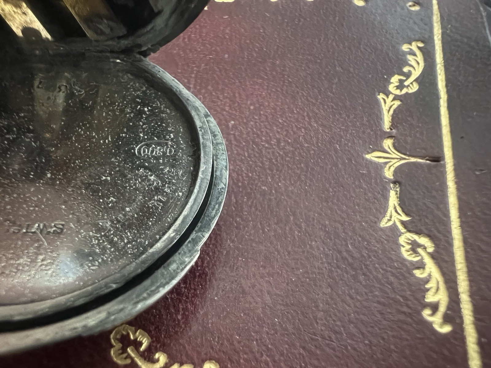 Montre De Poche ARGENT 800 Femme À Réviser Pièces Vintage REMONTOIR 18