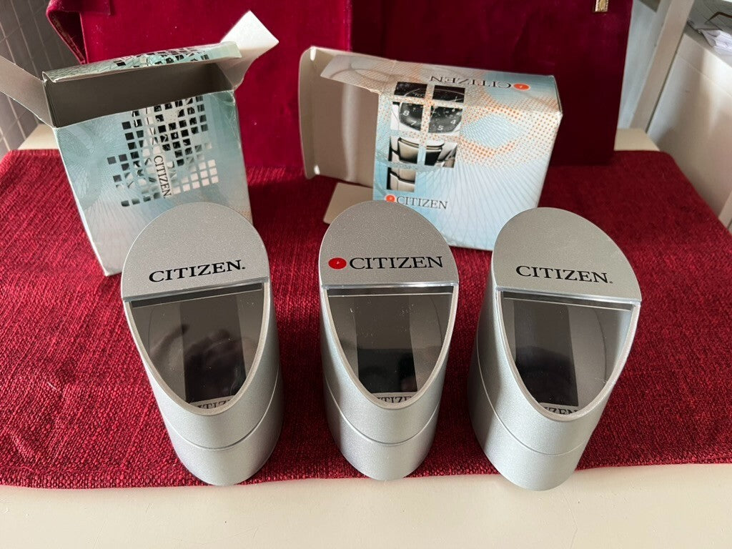 CITIZEN Original Watch Boxes Lot Of 3 Pieces With Counter Boxes 