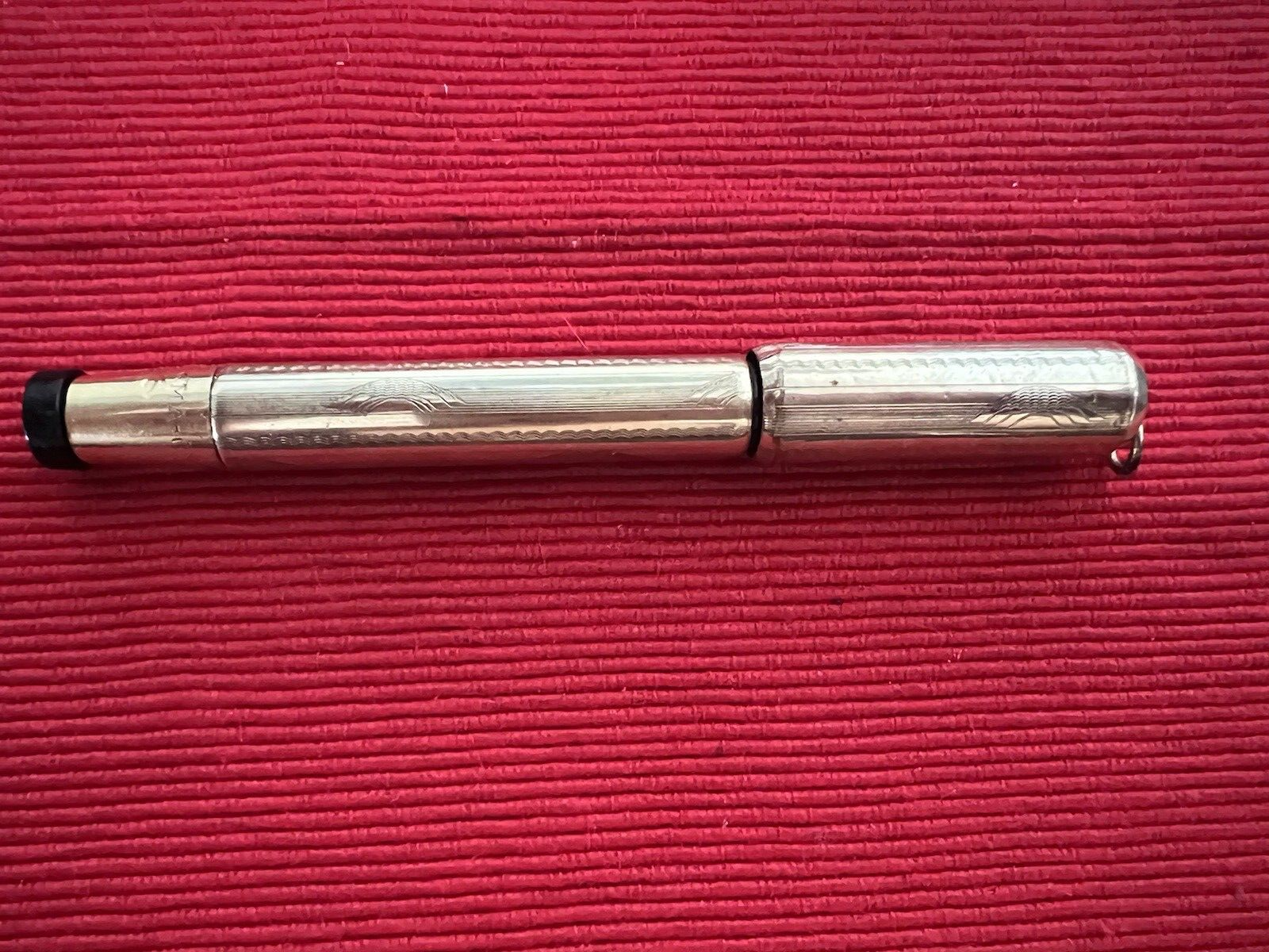 🔴 MA GUS P.O penna stilografica placcata pennino ORO da riparare